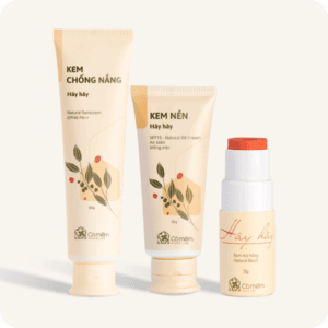 Combo Trang Điểm 3 Bước (Kem Chống Nắng + Kem Nền + Kem Má)